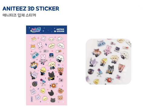[ANITEEZ IN COLOR] Aniteez 3D Sticker