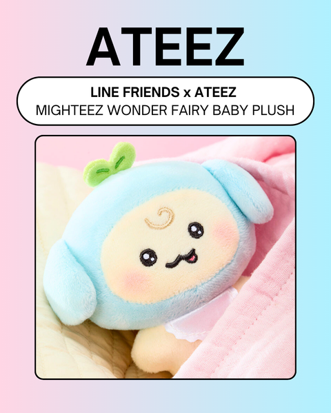[LINE FRIENDS x ATEEZ] MIGHTEEZ WONDER FAIRY BABY PLUSH (PRE-ORDER)