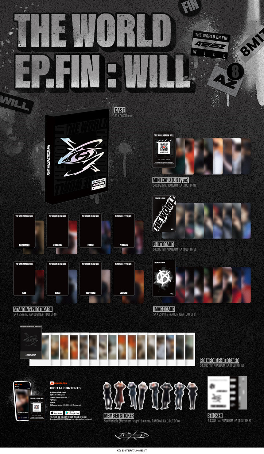 1+1 & PHOTOCARD EVENT] ATEEZ [THE WORLD EP.FIN : WILL] PRE-ORDER
