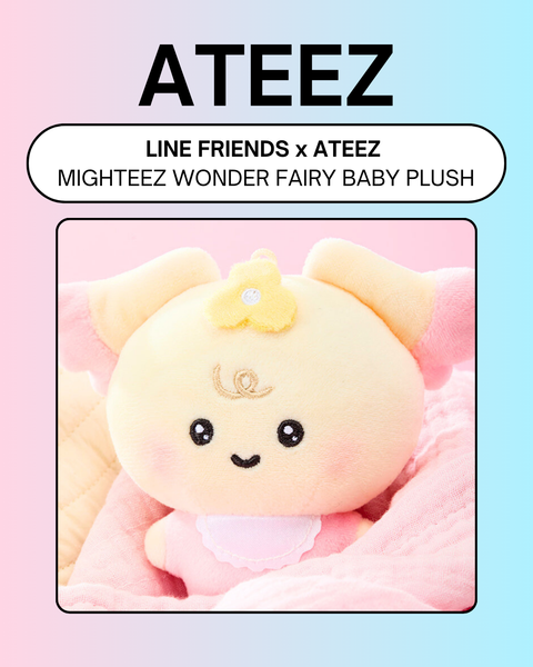 [LINE FRIENDS x ATEEZ] MIGHTEEZ WONDER FAIRY BABY PLUSH (PRE-ORDER)