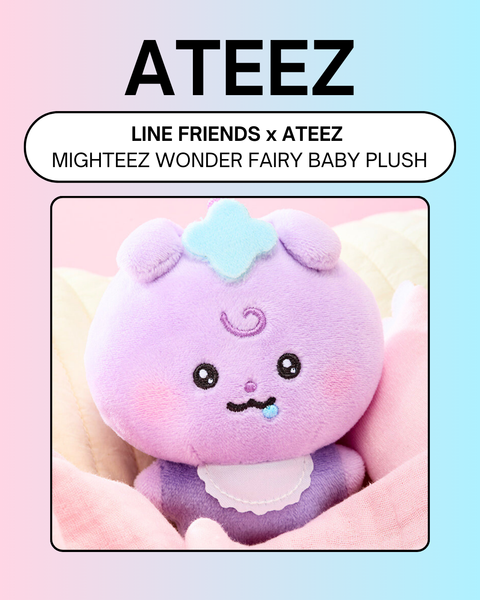 [LINE FRIENDS x ATEEZ] MIGHTEEZ WONDER FAIRY BABY PLUSH (PRE-ORDER)
