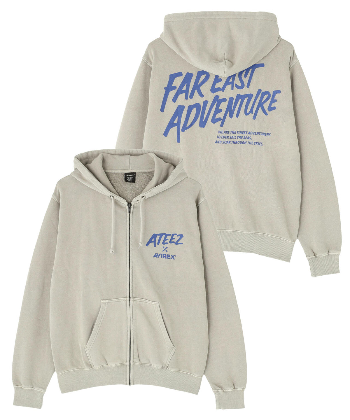 AVIREX x ATEEZ - FADE WASH PARKA “ADVENTURE” (PRE-ORDER 