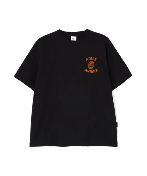 AVIREX x ATEEZ - FLOCKY PRINT T-SHIRT “TOMCAT” (PRE-ORDER)