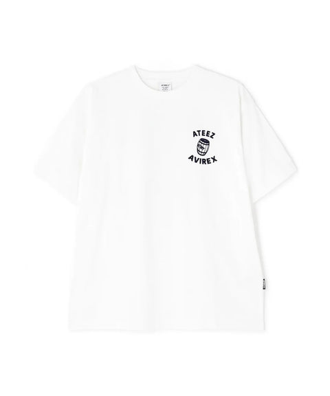AVIREX x ATEEZ - FLOCKY PRINT T-SHIRT “TOMCAT” (PRE-ORDER)