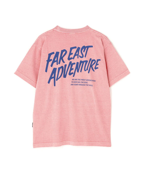 AVIREX x ATEEZ - FADE WASH PRINT T-SHIRT “ADVENTURE” (PRE-ORDER)