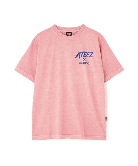 AVIREX x ATEEZ - FADE WASH PRINT T-SHIRT “ADVENTURE” (PRE-ORDER)