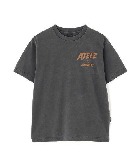 AVIREX x ATEEZ - FADE WASH PRINT T-SHIRT “ADVENTURE” (PRE-ORDER)