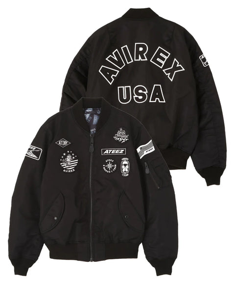 AVIREX x ATEEZ - RIVERSIBLE MA-1 (PRE-ORDER)