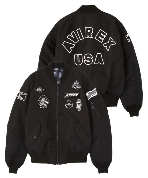 ATEEZ AVIREX MA1 ブラック L 新品未使用 7835252047-010_MAIN_grande.