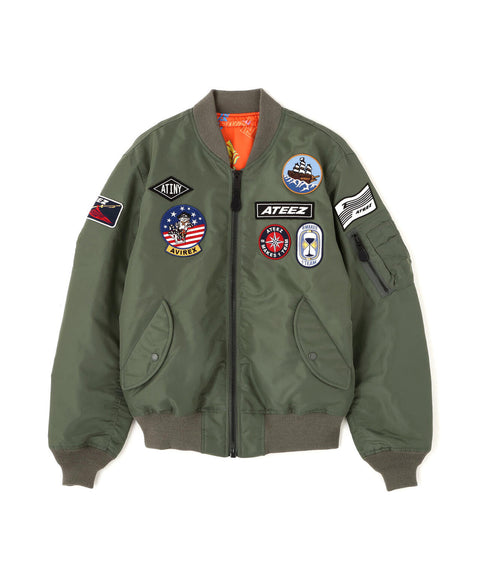 AVIREX x ATEEZ - RIVERSIBLE MA-1 (PRE-ORDER)