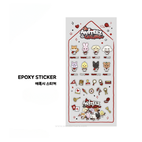 [9/21 ANITEEZ IN THE CALLING] Epoxy Sticker (PRE-ORDER)