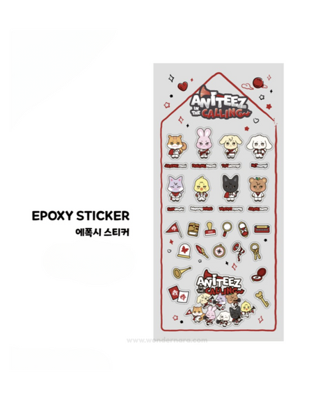 [9/21 ANITEEZ IN THE CALLING] Epoxy Sticker (PRE-ORDER)