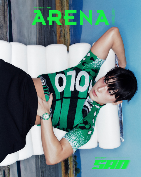 2025/08 ARENA HOMME+] ATEEZ SAN MAGAZINE (ALL TYPES) (PRE-ORDER