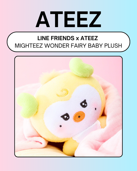[LINE FRIENDS x ATEEZ] MIGHTEEZ WONDER FAIRY BABY PLUSH (PRE-ORDER)