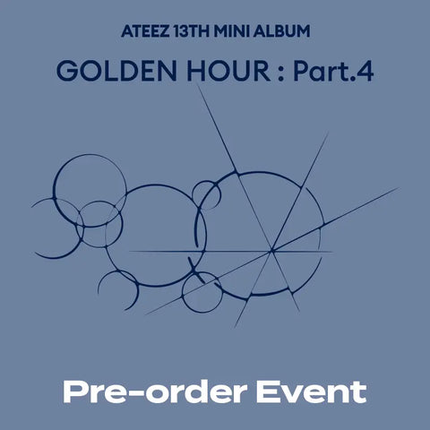 [02/05 FROMM PHOTOCARD EVENT] ATEEZ - 13TH MINI ALBUM [GOLDEN HOUR : Part.4] (ALBUM/DIGIPACK ver.) (PRE-ORDER)