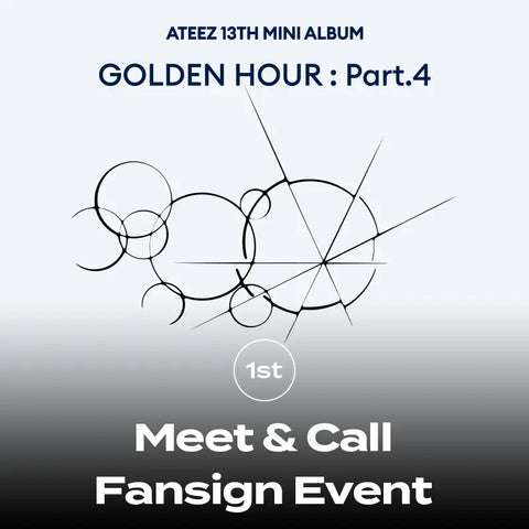 [02/07 FROMM 1:1 VIDEO CALL EVENT] ATEEZ – 13TH MINI ALBUM [GOLDEN HOUR : Part.4] (DIGIPACK VER.) (PRE-ORDER)