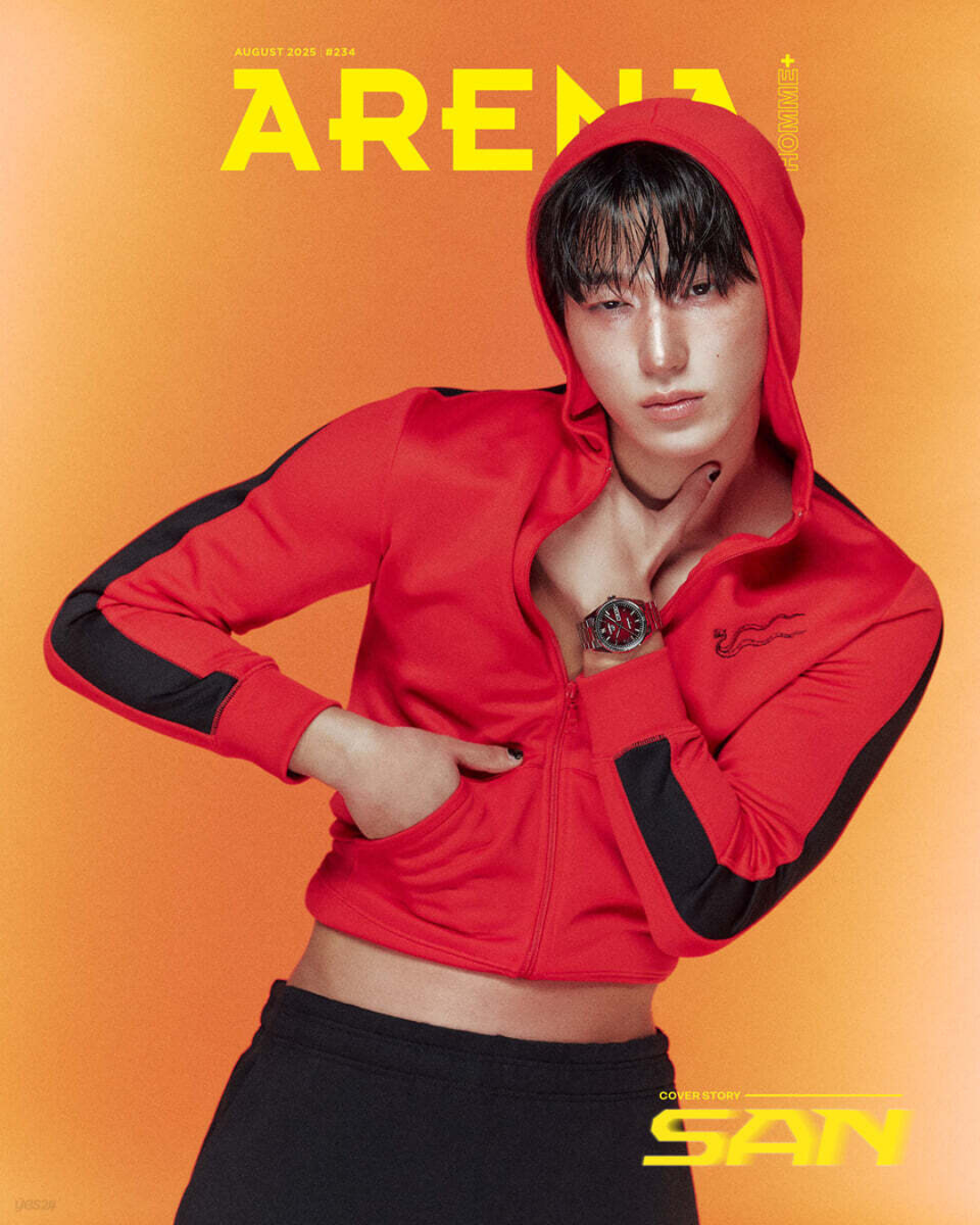 2025/08 ARENA HOMME+] ATEEZ SAN MAGAZINE (ALL TYPES) (PRE-ORDER
