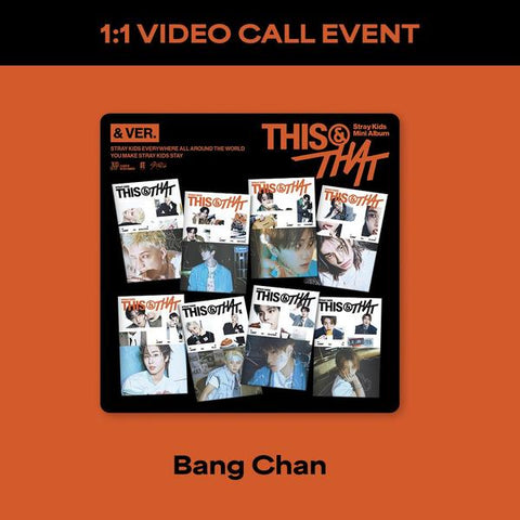 [11/01 FANSSHOP 1:1 VIDEO CALL EVENT] STRAY KIDS - [THIS & THAT] (& VER.) (PREORDER)