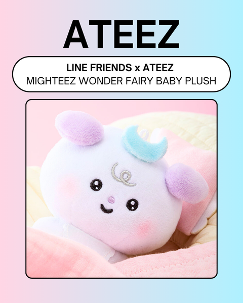 [LINE FRIENDS x ATEEZ] MIGHTEEZ WONDER FAIRY BABY PLUSH (PRE-ORDER)