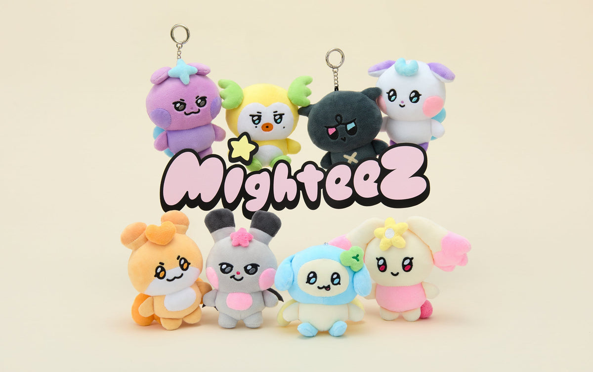 [LINE FRIENDS x ATEEZ] MIGHTEEZ PLUSH KEYRING (PRE-ORDER) | WONDERNARA ...