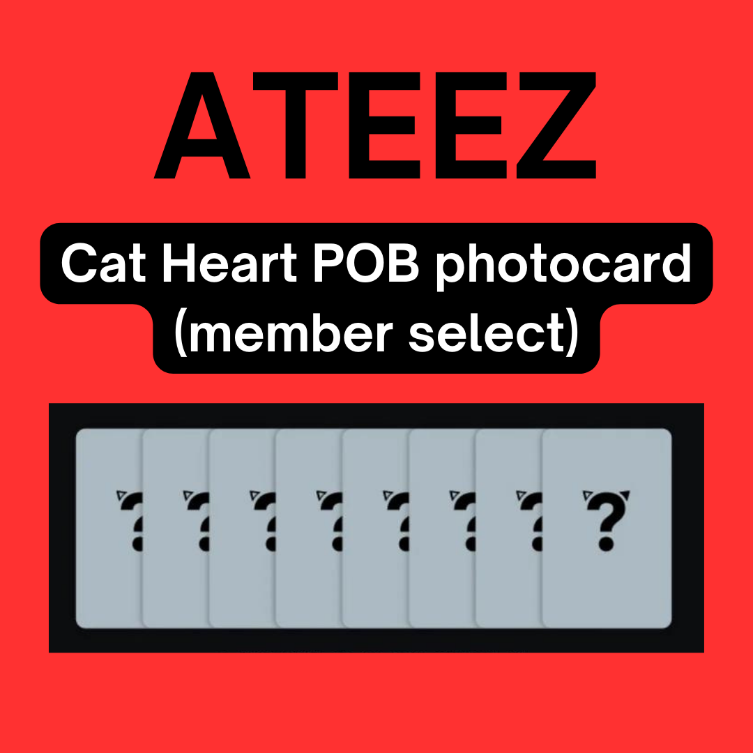 [WITHMUU POB PHOTOCARD MEMBER SELECT EVENT] ATEEZ: THE WORLD EP.FIN ...