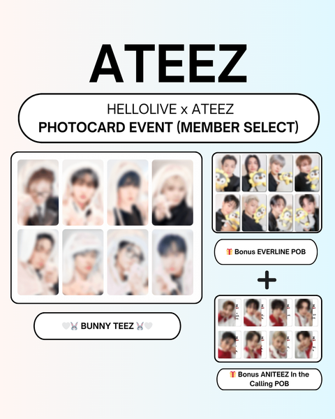 04/01 HELLOLIVE MEMBER CLAIM POB + BONUS EVENT] ATEEZ – 13TH MINI