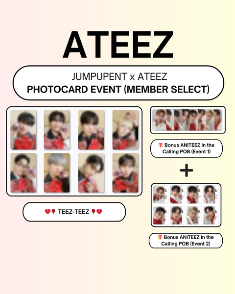 [03/25 JUMPUP MEMBER CLAIM POB + BONUS EVENT] ATEEZ – 13TH MINI ALBUM [GOLDEN HOUR : Part.4] (PRE-ORDER)