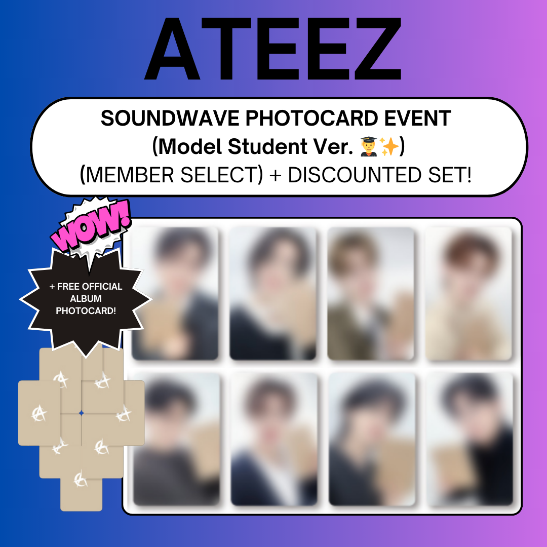 11/24 SOUNDWAVE PHOTOCARD EVENT] ATEEZ - GOLDEN HOUR: Part.2 (PRE