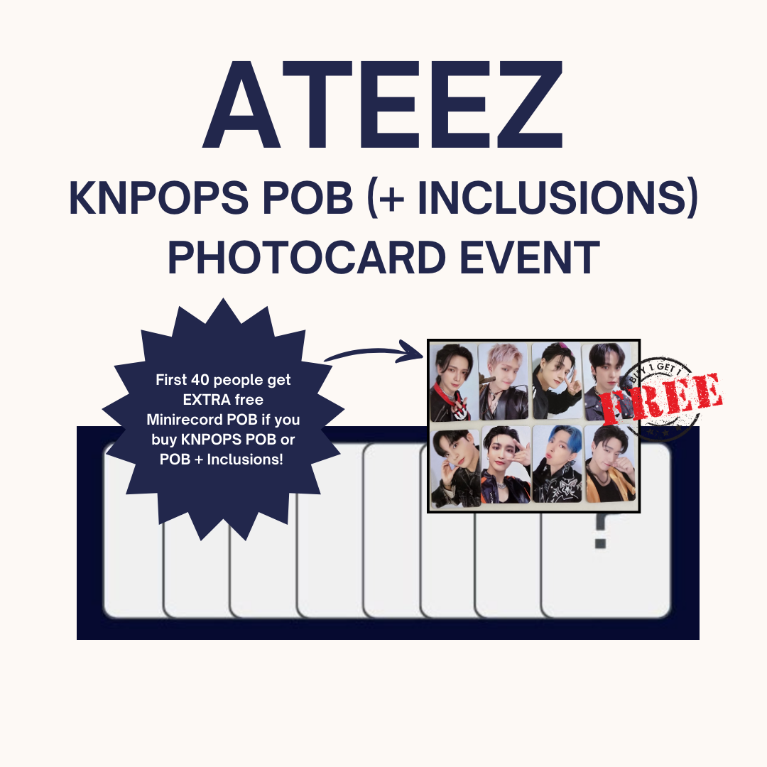 [KNPOPS POB PHOTOCARD MEMBER SELECT EVENT] ATEEZ: THE WORLD EP.FIN ...