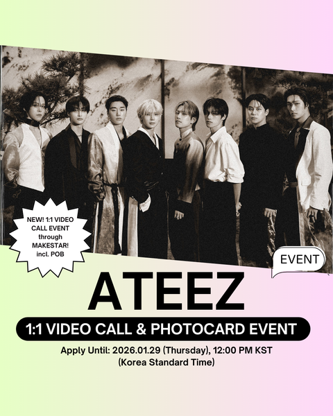 [02/08 MAKESTAR 1:1 VIDEO CALL EVENT] ATEEZ – GOLDEN HOUR : Part.4 (POCAALBUM)(PRE-ORDER)