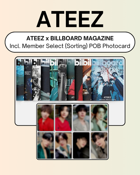 2025/07 BILLBOARD ARTIST] ATEEZ Edition (ALL TYPES) (PRE-ORDER
