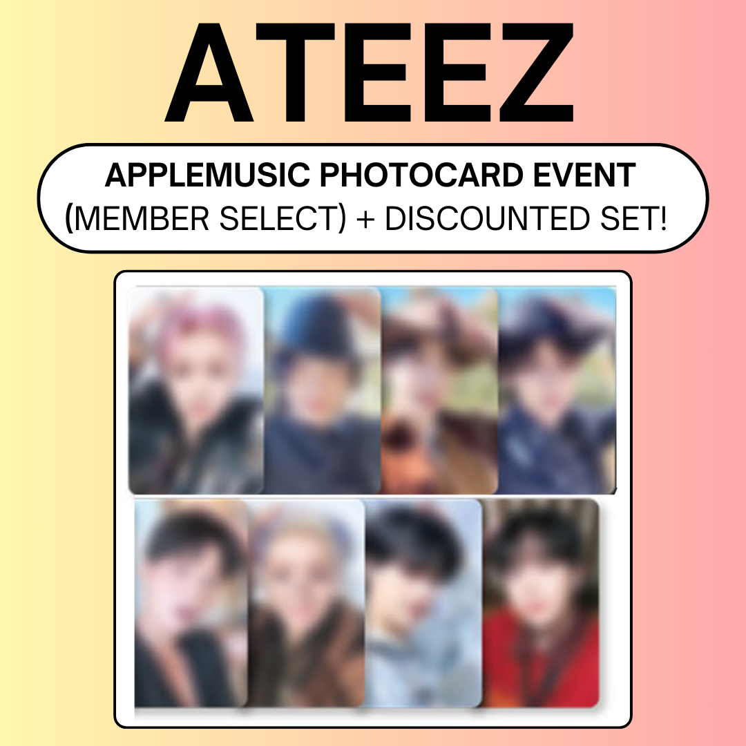 ATEEZ トレカ セット applemusic ATEEZ アチズ apple music 特典