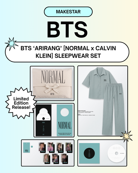 [BTS 2026 ARIRANG MD] [NORMAL x CALVIN KLEIN] SLEEPWEAR SET (PRE-ORDER)