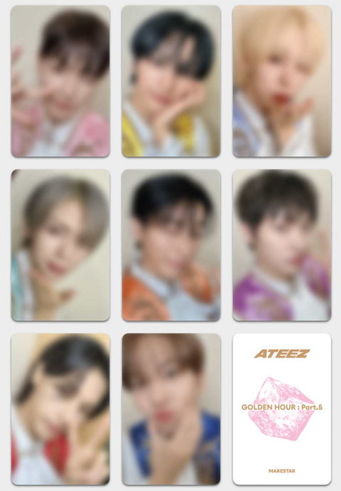 [08/01 MAKESTAR POB EVENT] ATEEZ - 14TH MINI ALBUM [GOLDEN HOUR : Part.5] (POCA VER.) (PREORDER)