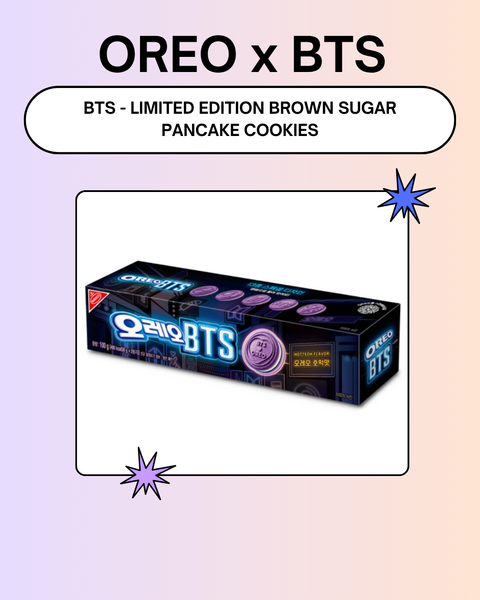 [06/08 OREO x BTS] BTS - LIMITED EDITION BROWN SUGAR PANCAKE COOKIES (PREORDER)