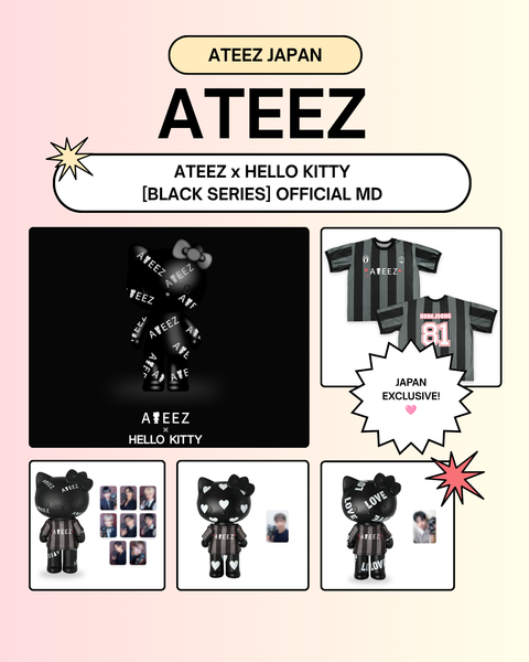 [08/14 ATEEZ JAPAN MD] ATEEZ x HELLO KITTY: BLACK SERIES (PRE-ORDER)