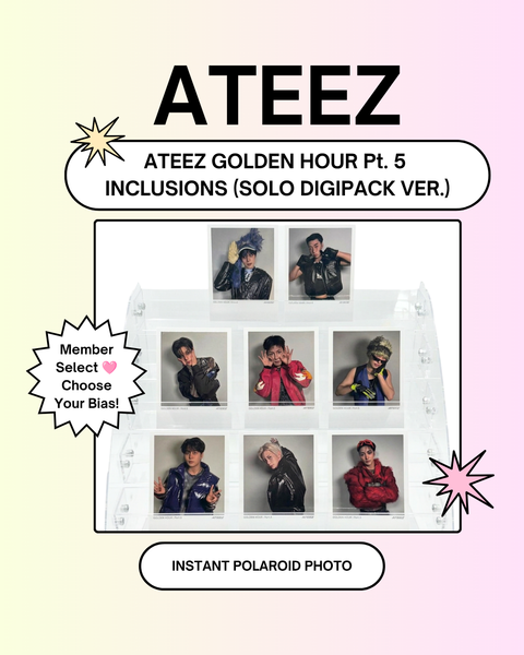 [ATEEZ MEMBER CLAIM INCLUSIONS] ATEEZ – 14TH MINI ALBUM [GOLDEN HOUR : Part.5]