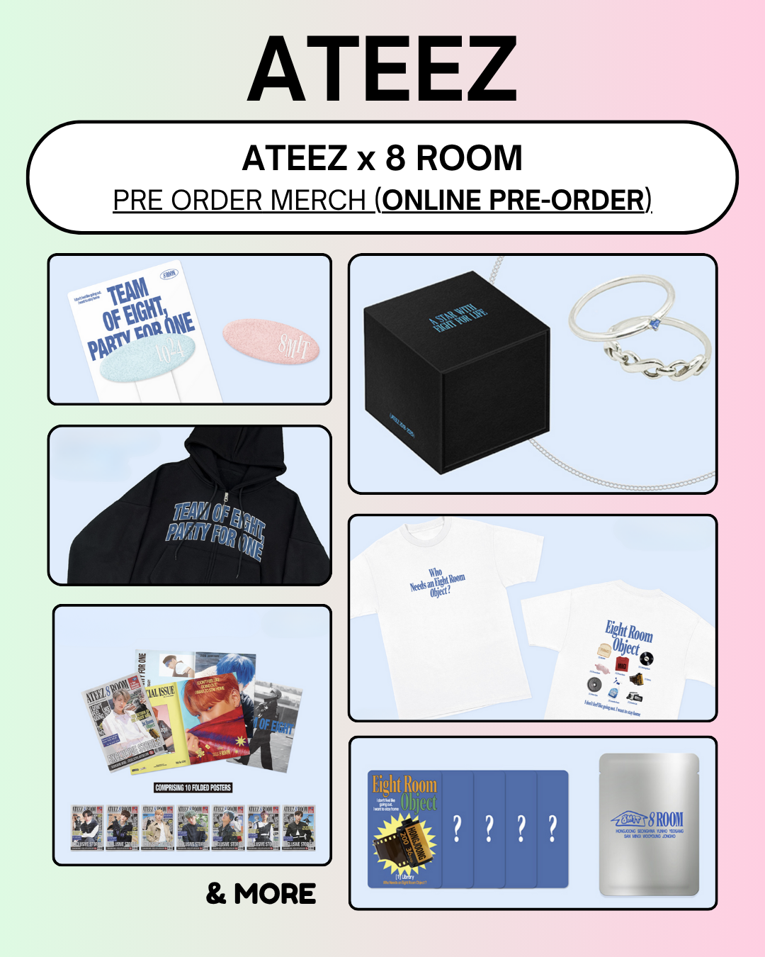 ONLINE 8TH ROOM x ATEEZ] ATEEZ 7TH ANNIVERSARY POP-UP MERCHANDISE