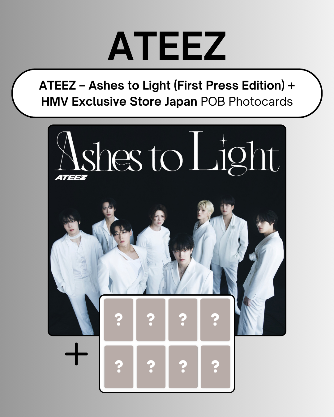 09/16 ATEEZ JAPAN] ATEEZ – Ashes to Light (First Press