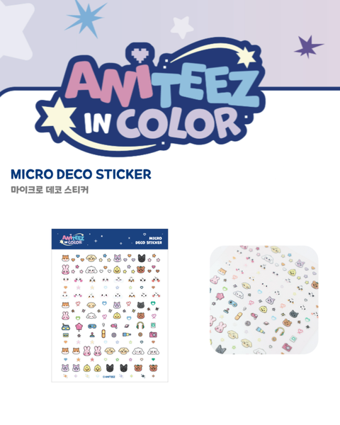 [ANITEEZ IN COLOR] Micro Deco Sticker