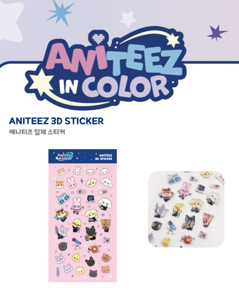 [ANITEEZ IN COLOR] Aniteez 3D Sticker