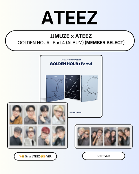 02/07 JJMUZE LUCKY DRAW EVENT] ATEEZ - 13TH MINI ALBUM [GOLDEN
