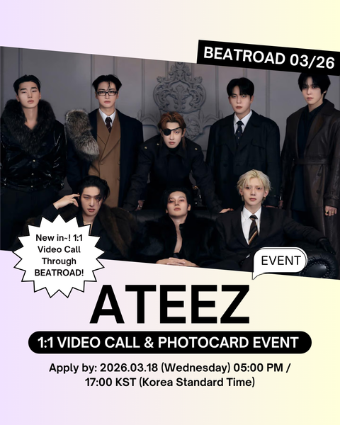 [03/26 1:1 BEATROAD VIDEO CALL EVENT] ATEEZ – 13TH MINI ALBUM [GOLDEN HOUR : Part.4] (ALBUM ver.) (PRE-ORDER)