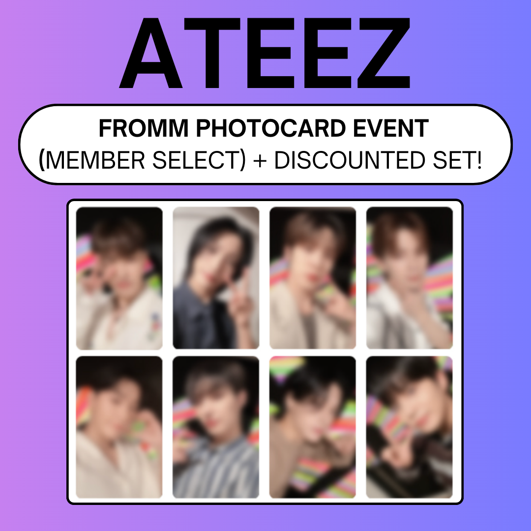 [8/4 FROMM PHOTOCARD EVENT] ATEEZ - [GOLDEN HOUR : Part.1] (PRE-ORDER ...