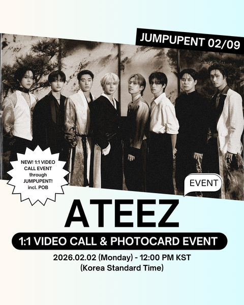 [02/09 JUMPUPENT 1:1 VIDEO CALL EVENT] ATEEZ – 13TH MINI ALBUM [GOLDEN HOUR : Part.4] (ALBUM VER.) (PRE-ORDER)