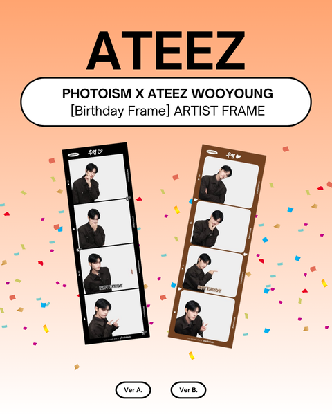 [12/20 PHOTOISM X ATEEZ WOOYOUNG Birthday Portrait] ARTIST PORTRAIT (Ver. A or B) (PRE-ORDER)