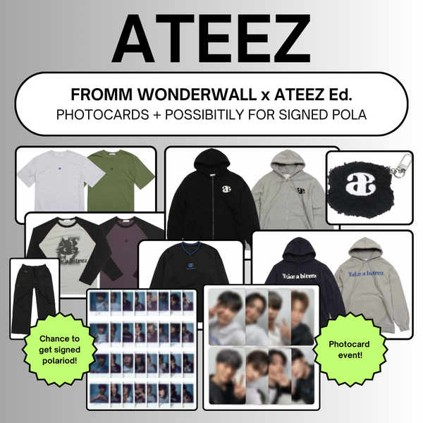 ATEEZ Wonderwall コラボカード ATEEZ x Wonderwall コラボ ATEEZ Wonderwall コラボカード ATEEZ x Wonderwall コラボ
