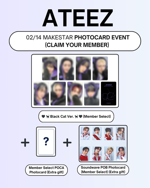[02/14 MAKESTAR MEMBER CLAIM POB + BONUS EVENT] ATEEZ – 13TH MINI ALBUM [GOLDEN HOUR : Part.4] (PRE-ORDER)