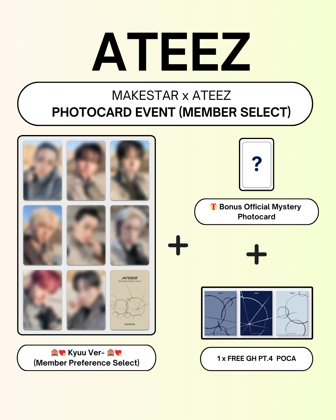 02/19 MAKESTAR MEMBER CLAIM POB + BONUS EVENT] ATEEZ – 13TH MINI