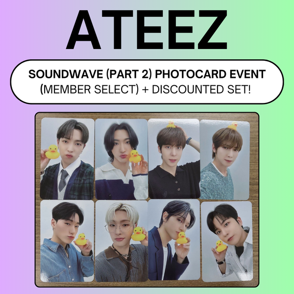 6/15 SOUNDWAVE PHOTOCARD EVENT] ATEEZ - [GOLDEN HOUR : Part.1